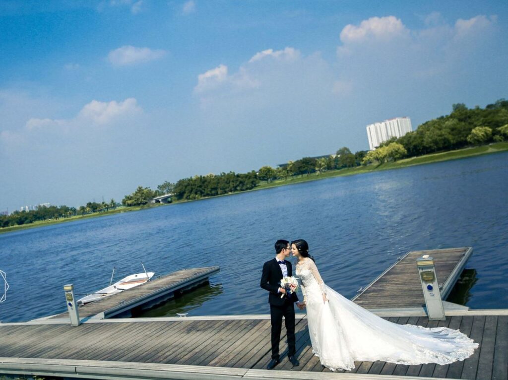 Chụp ảnh cưới tại Công Viên Yên Sở
